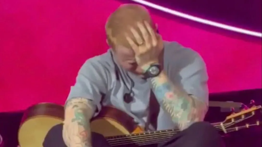 Der Tränen-Auftritt von Ed Sheeran - „Ich fühle so viel Liebe von euch“