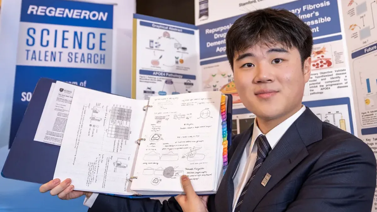 17-year-old Leon Wang finds 2 FDA-approved drugs that reduced Alzheimer’s-linked cell damage