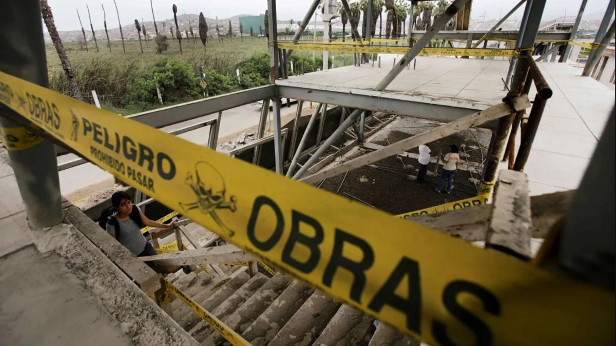 Contraloría: tenemos más de S/62.000 millones en 2.262 obras públicas paradas, y estas regiones fueron las peores