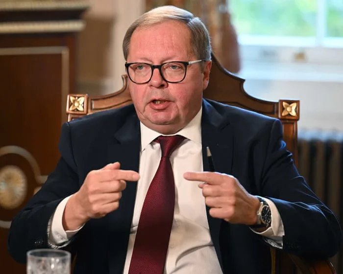 Russia withdraws ambassador to UK as Kremlin ratchets pressure over Ukraine support
