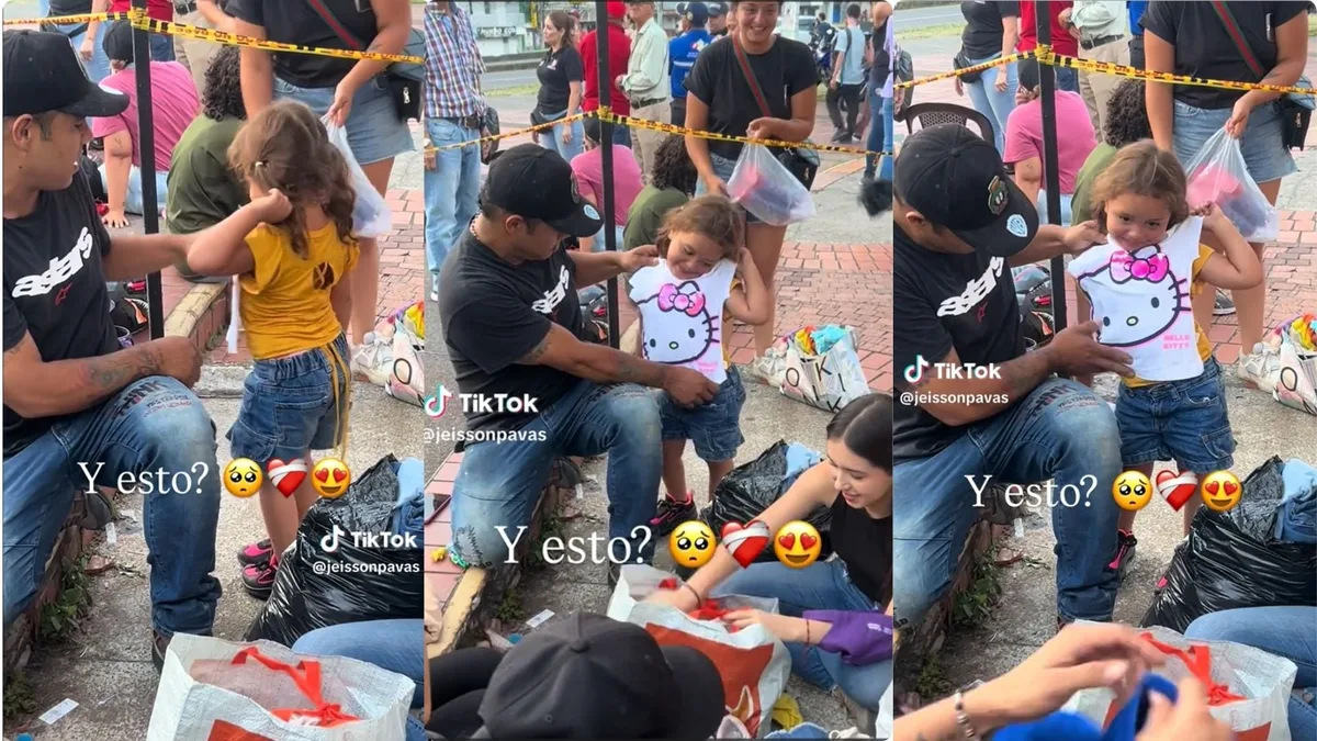 Una sonrisa en medio de la emergencia: La niña de Pereira que se volvió símbolo de esperanza tras el terremoto en Colombia