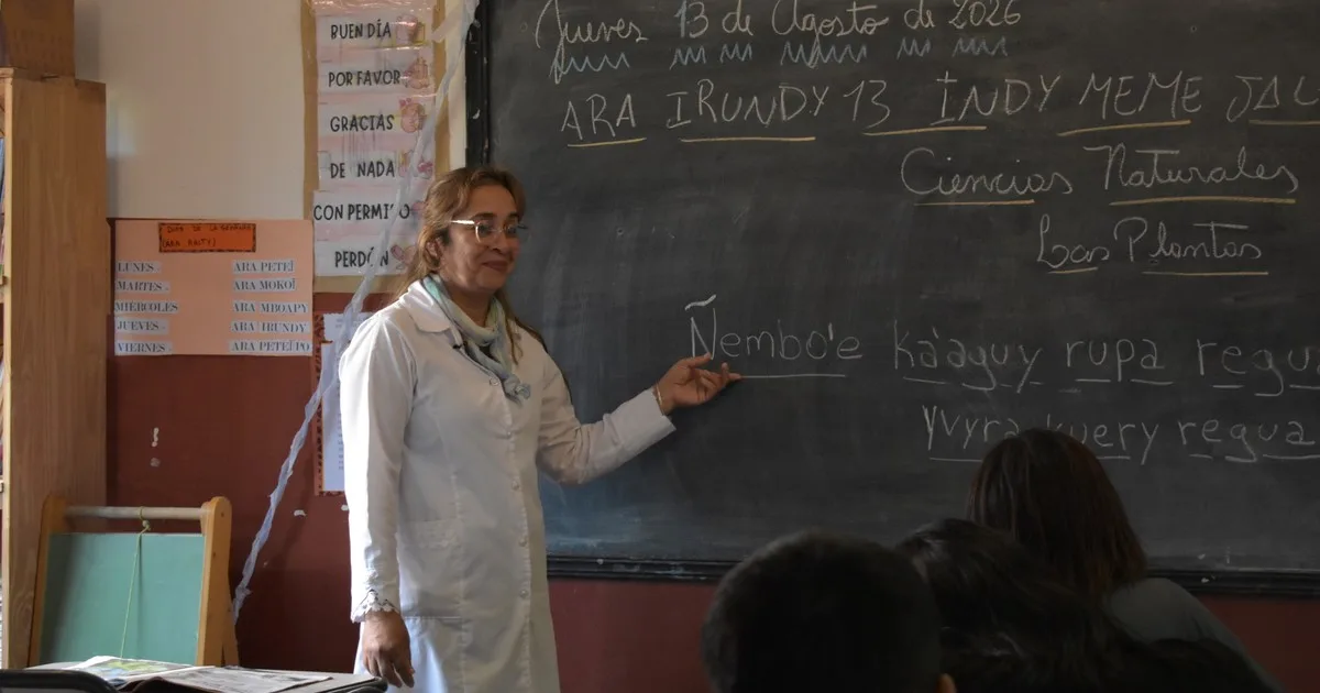 “No vine a cambiar nada”: la docente de la comunidad aborigen Ysyry que aprendió guaraní para enseñar y mantener viva la cultura
