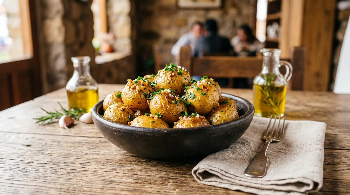 Papas criollas al ajillo: el acompañamiento colombiano perfecto