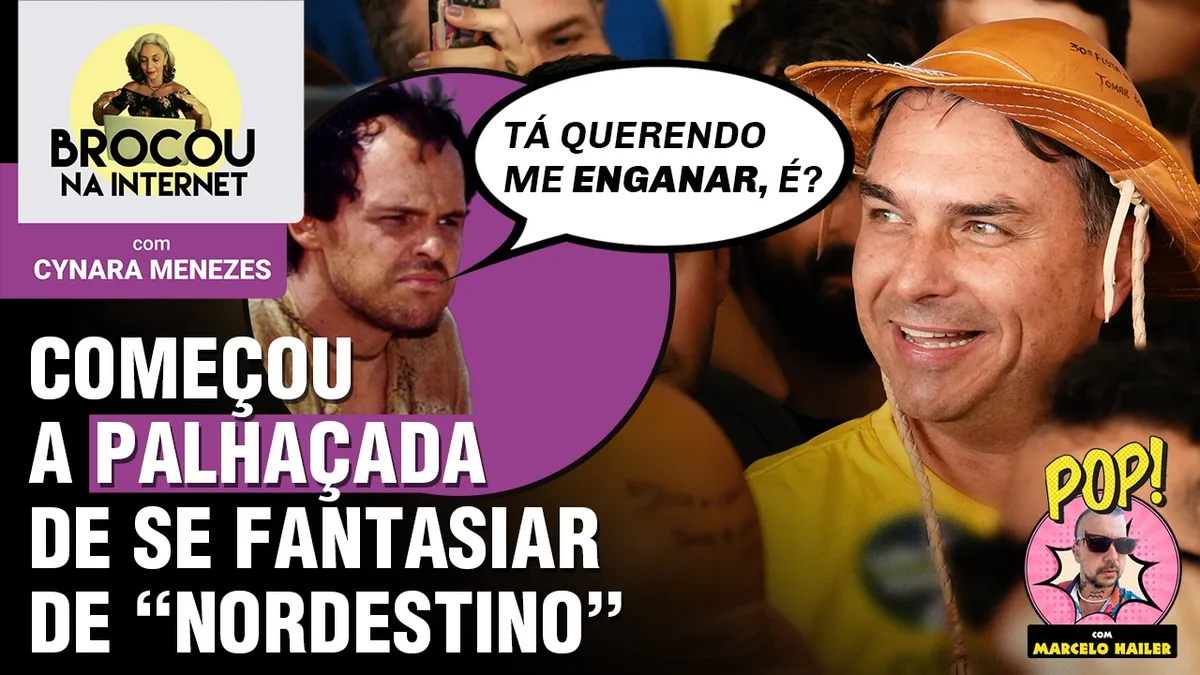 Começou: Flávio se fantasia para tentar enganar nordestinos | Gays de direita saem do armário | 25.08.26