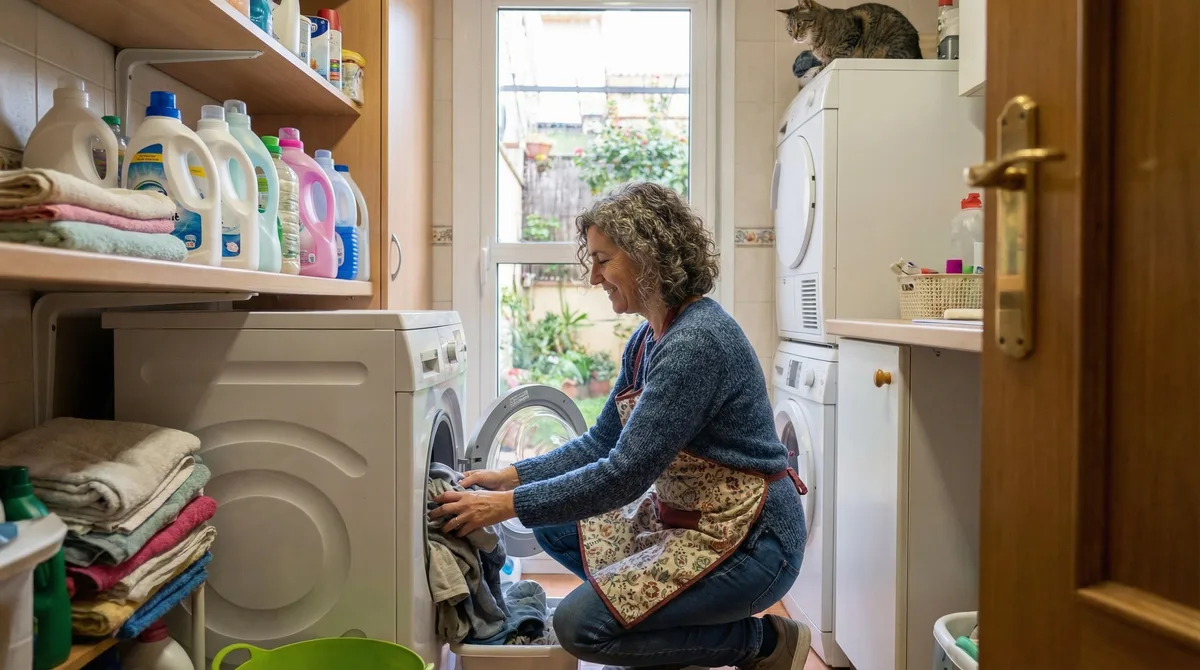El botón poco conocido de tu lavadora que reduce el consumo de luz hasta un 40% en cada ciclo