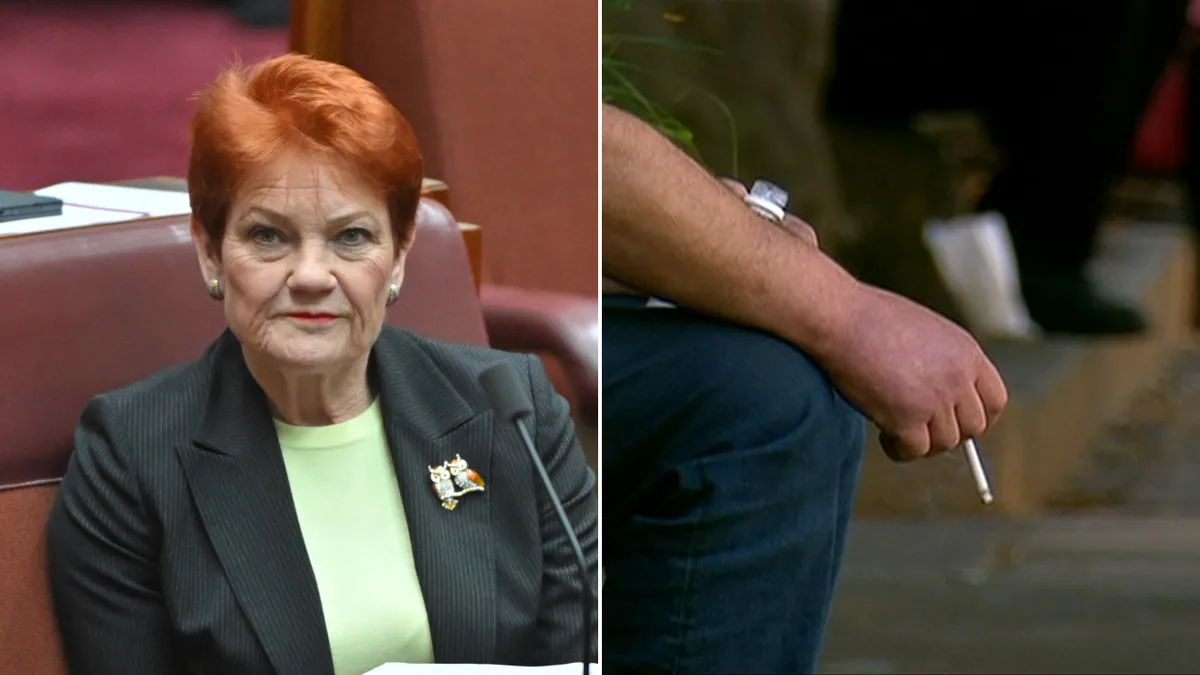 Pauline Hanson unveils plan to slash cigarette prices from $46 to $22 a pack to crush illegal tobacco trade