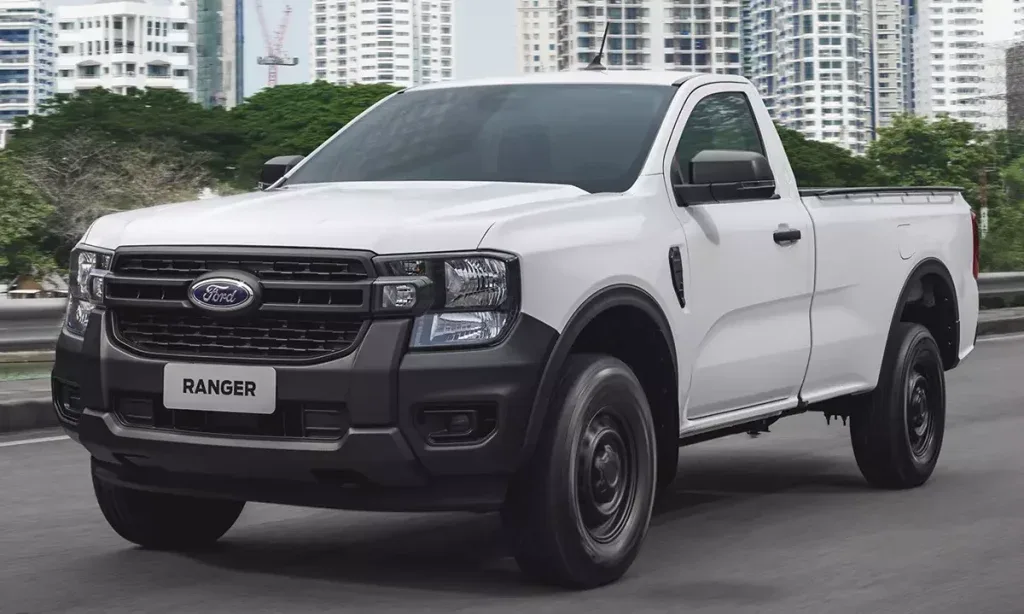 Ford Ranger estreia cabine simples com 6 marchas: confira detalhes
