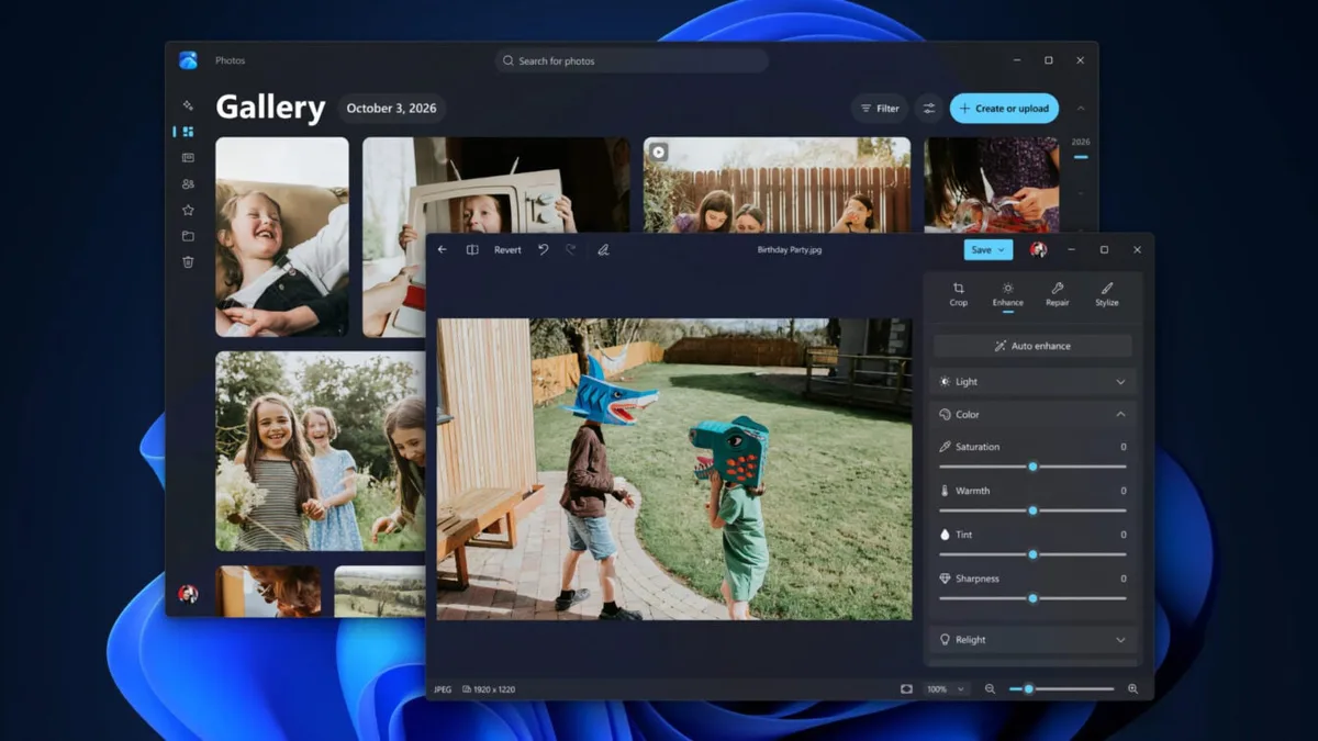 Windows 11 : Microsoft dévoile sa nouvelle application Photos