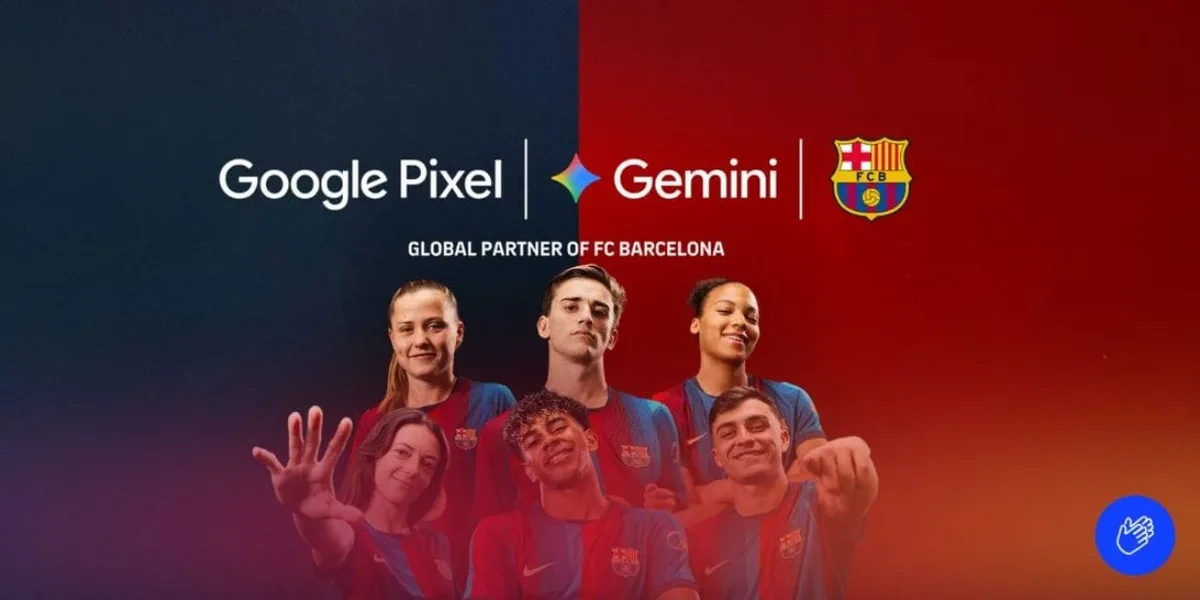 Google Gemini e Google Pixel tornam-se parceiros oficiais do Barcelona