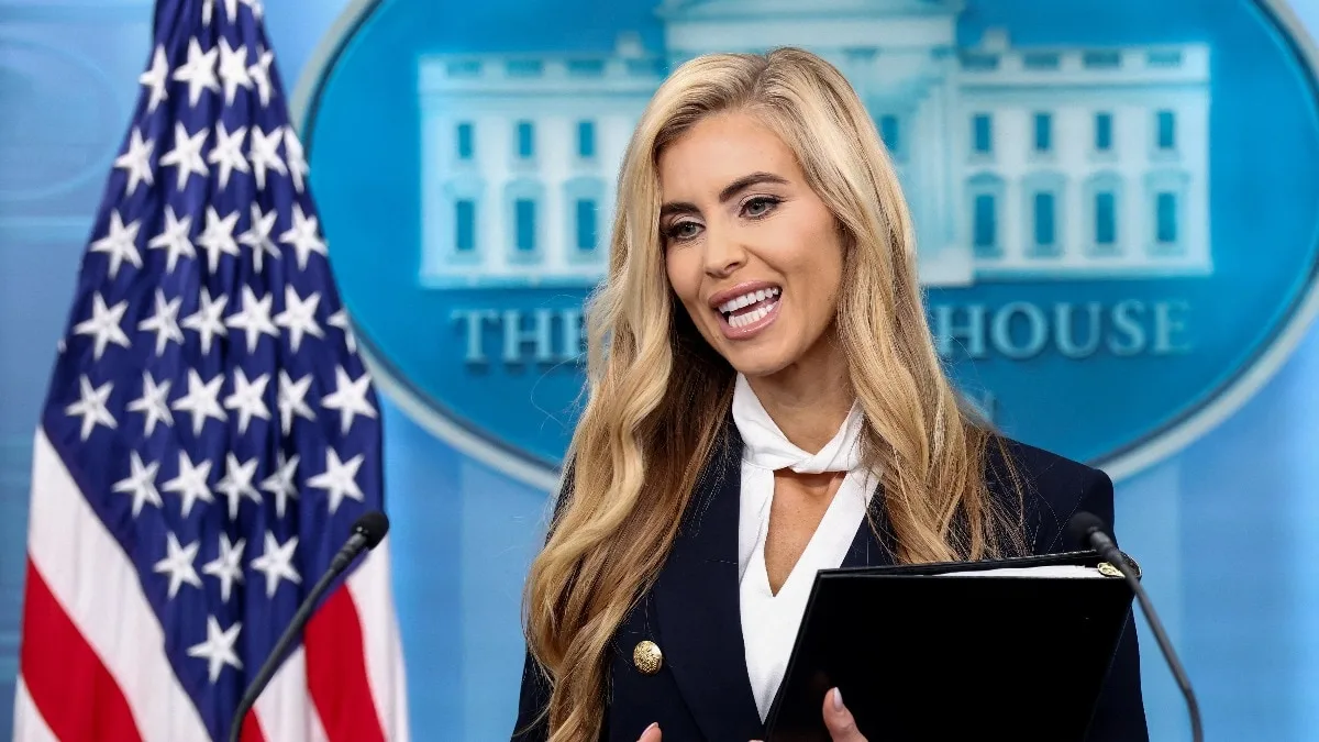 My President... my husband: Trump's new press secretary's 1st briefing goes awry