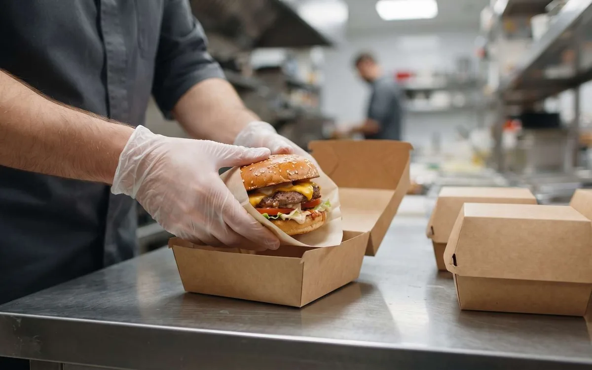 Vous pensiez ne manger que votre burger ? Son emballage pourrait aussi s’inviter au menu, avec des risques pour votre santé