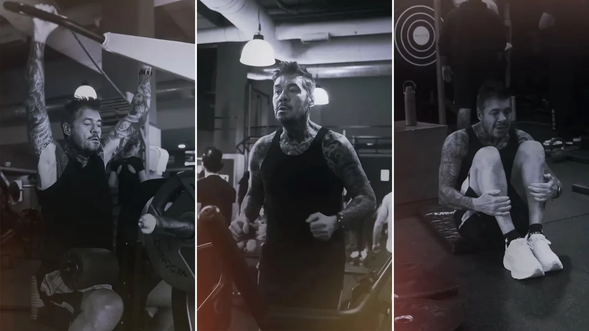 La exigente rutina de entrenamiento de Marcelo Tinelli en el gimnasio