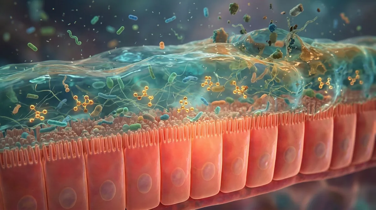 Uma molécula feita por bactérias do intestino ativa um sistema de reparo: composto derivado de romã, nozes e frutas vermelhas protege a barreira intestinal