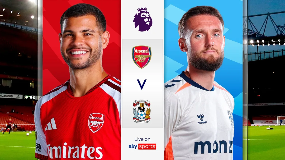 Bruno absent for Arsenal vs Coventry on Sky!