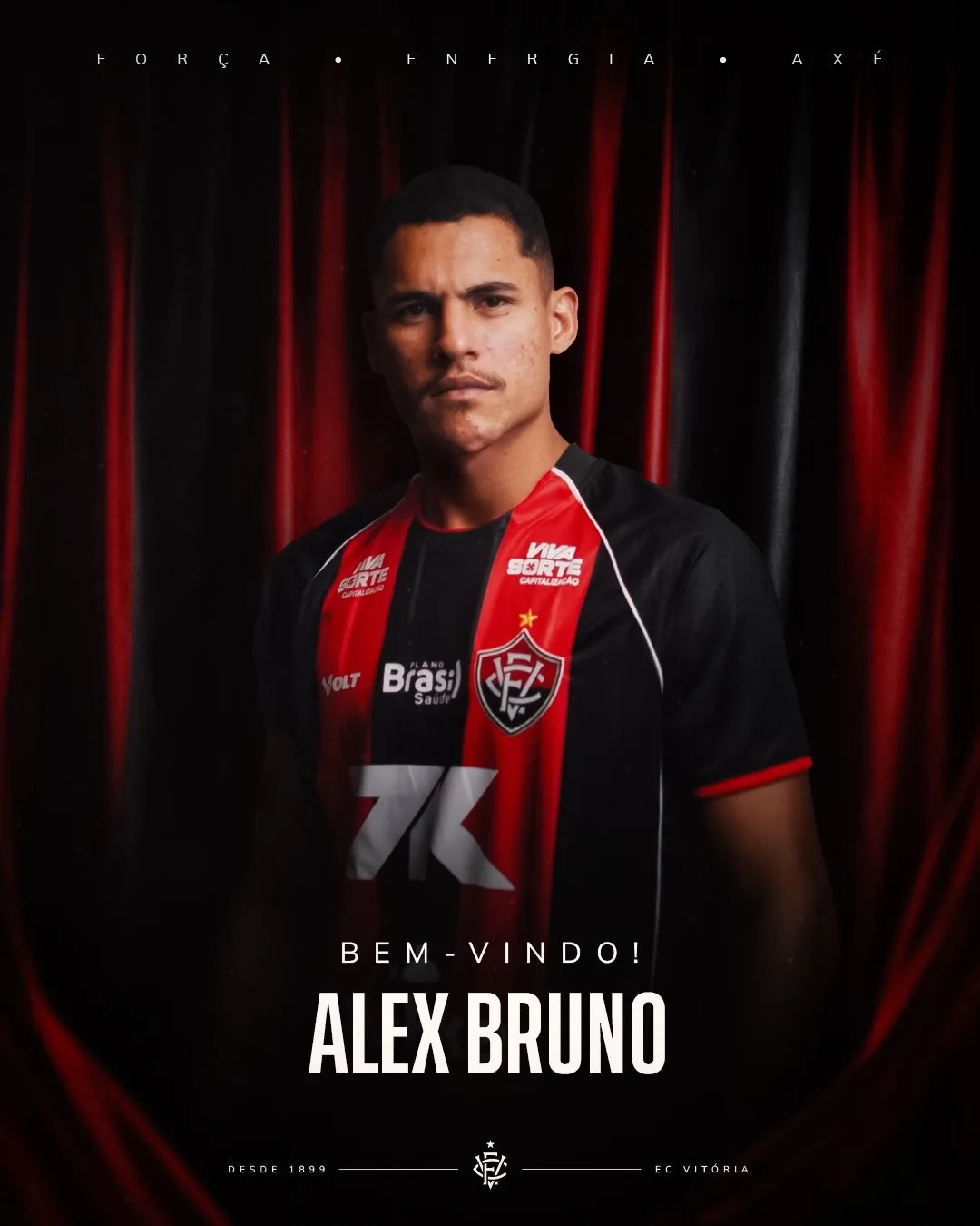 Vitória anuncia e regulariza Alex Bruno, que pode estrear no Ba-Vi 508
