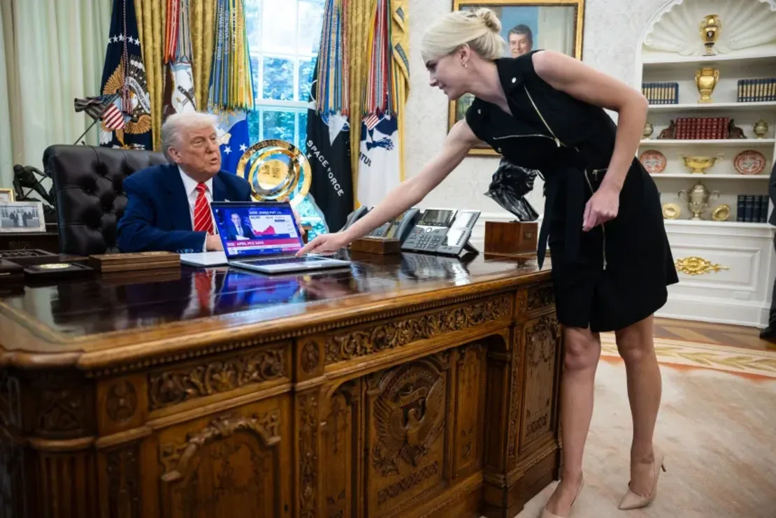 Natalie Harp, la asesora cercana a Trump que viajó en la maleta de una camioneta para acompañarlo