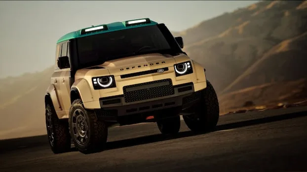 Defender Dakar brings the 2026 Dakar race car to the road