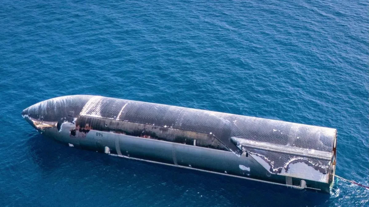 Elon Musk’s 52m SpaceX Starship towed to Christmas Island after plunging into Indian Ocean