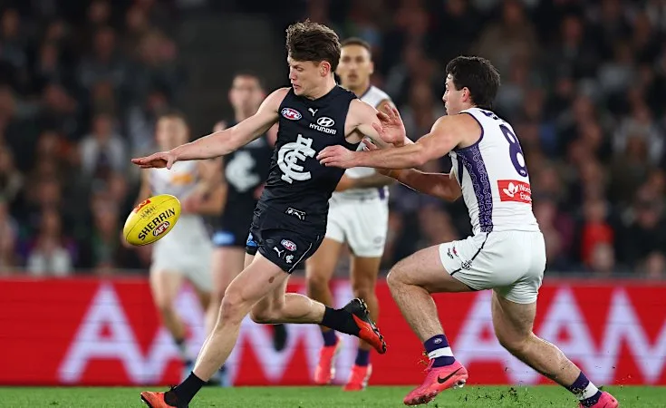 AFL LIVE: Blues move a step closer to dream Pies final, Lethal’s big call on Pendles’ future