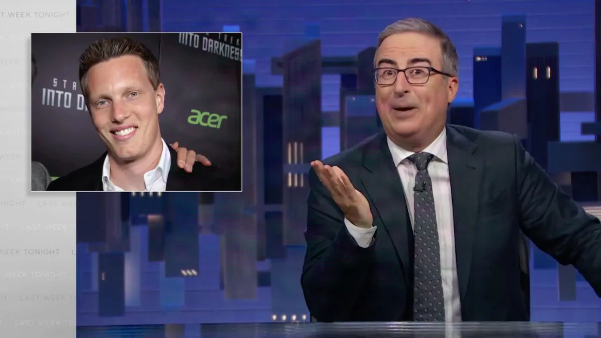 John Oliver Criticizes Paramount Skydance CEO David Ellison