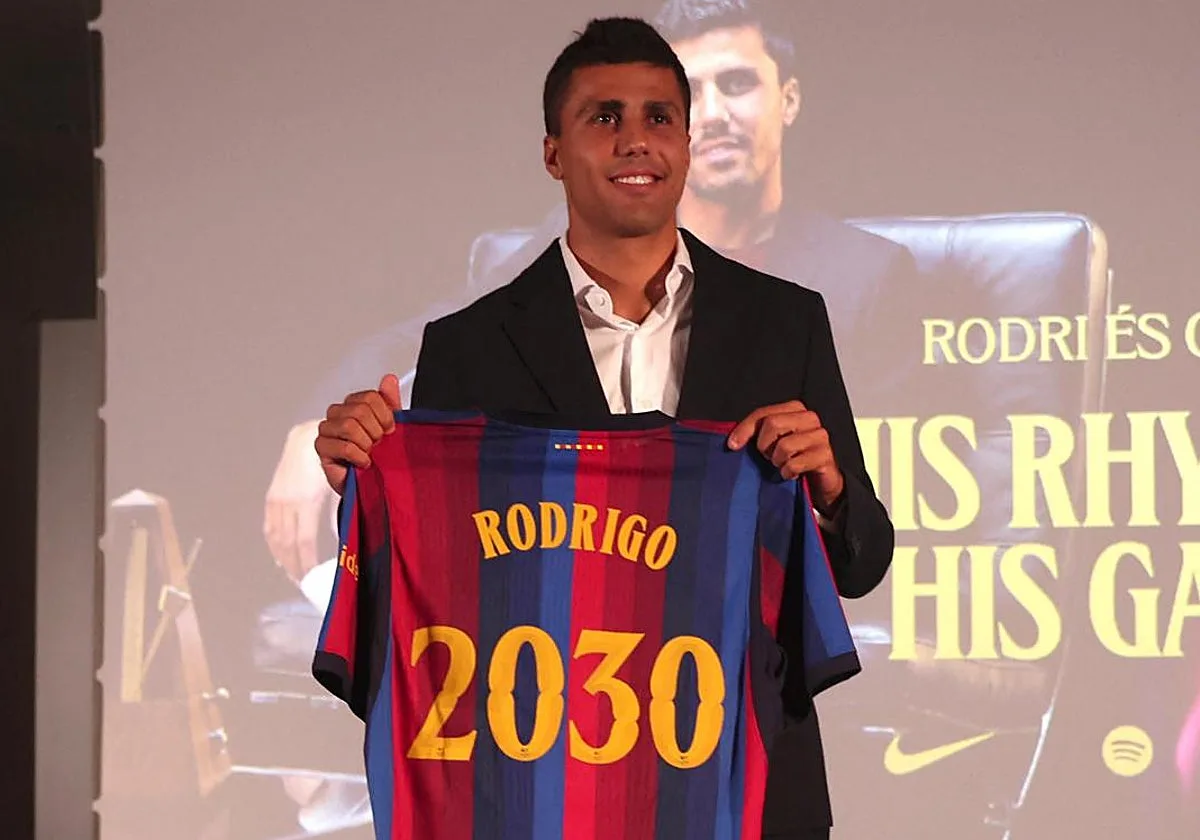 Rodri: «Me reservo los motivos por los que decidí fichar por el Barça»