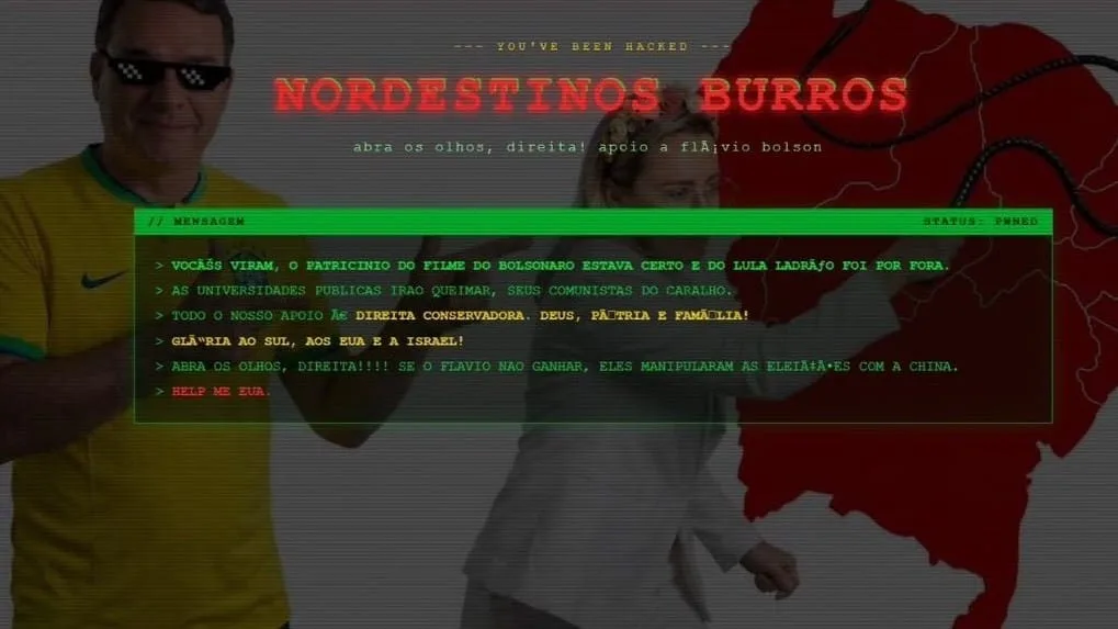 Site da Ancine é hackeado por bolsonaristas e insultos a nordestinos são publicados
