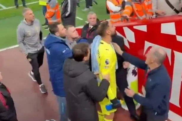 Gianluigi Donnarumma pulled away as furious Man City star clashes with Liverpool fans