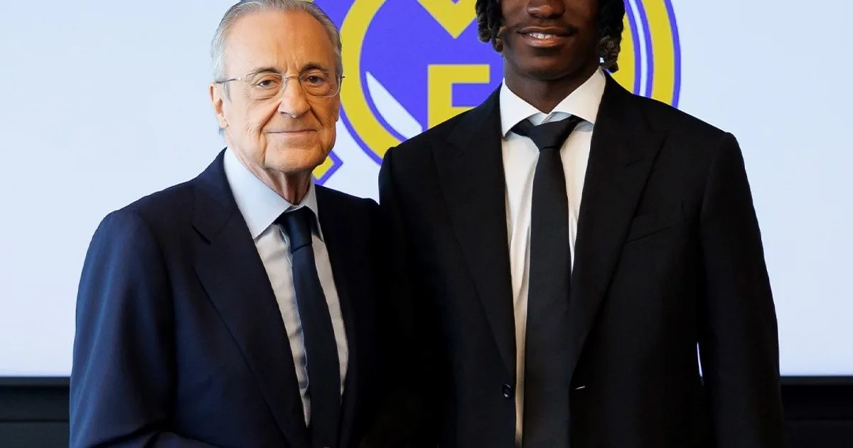 Yan Diomande fue presentado en el Real Madrid: contrato hasta 2033 y un sueño llamado Champions League