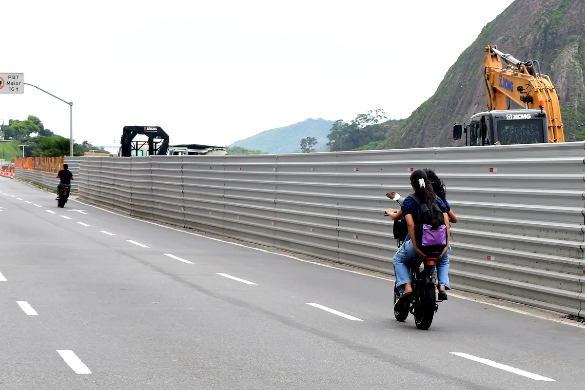 Beira-Mar terá ciclovia provisória durante obras de reurbanização em Vitória
