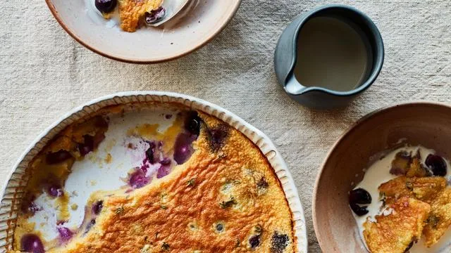 Rote-Trauben-Clafoutis: Kaum zu glauben, Clafoutis mit Trauben