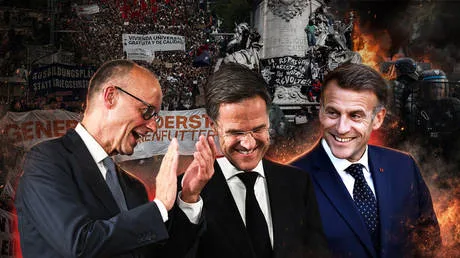 Europe is in revolt – its leaders are preparing for war