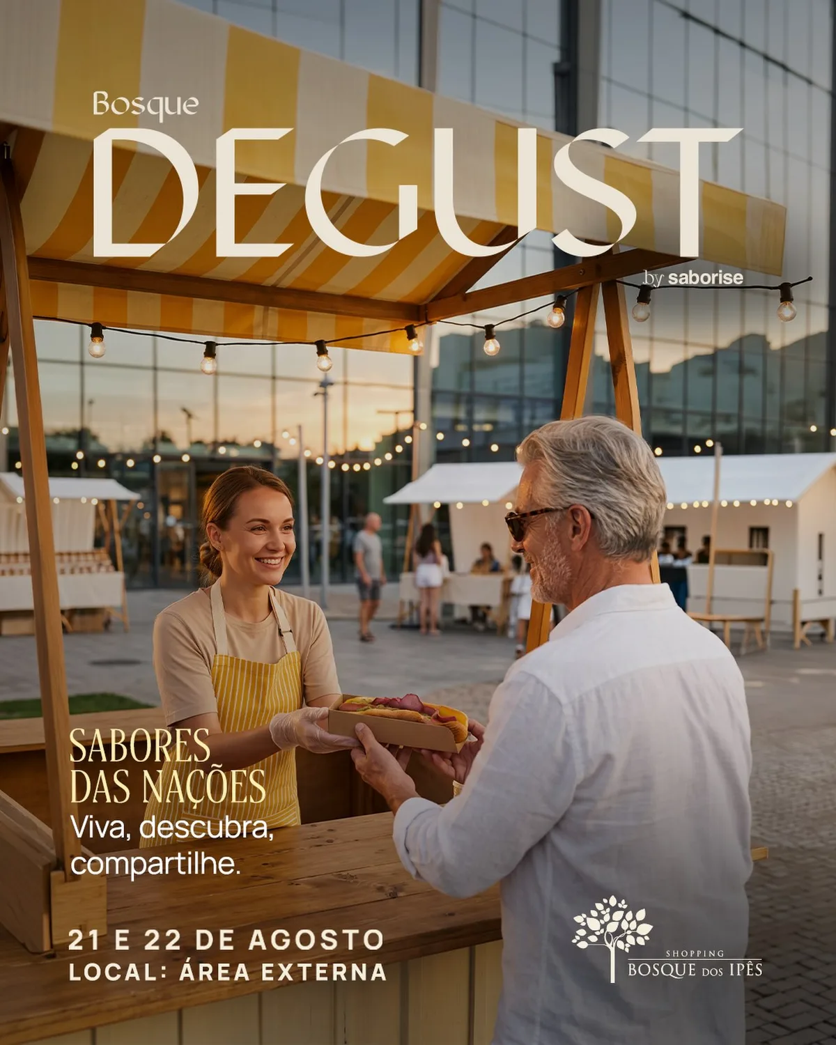 Bosque Degust estreia com gastronomia, música e diversão
