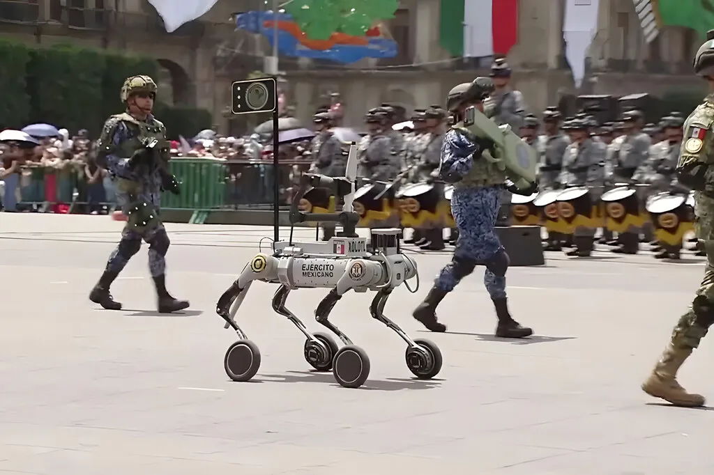 China perfeccionó los "perros robot", Ucrania a los drones tácticos y llegó México para convertirlos en uno solo