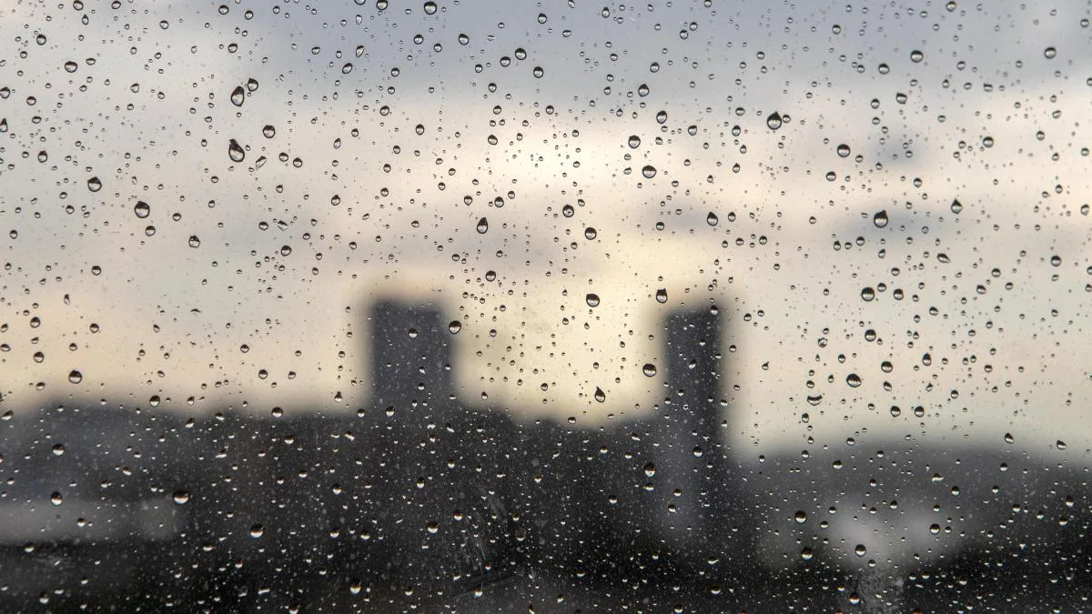 Lluvia tras los cristales