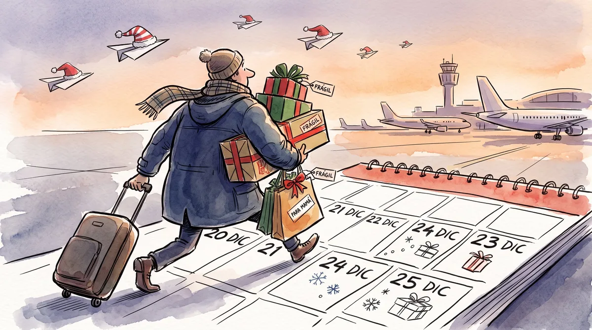 Cuándo conviene reservar vuelos para viajar en Navidad y Año Nuevo en 2026