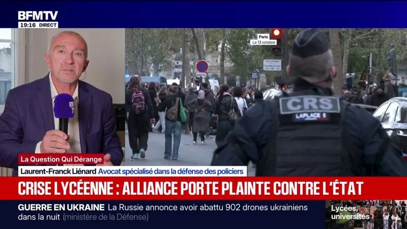 Violence et forces de l'ordre: "Il ne faut pas oublier qu'il y a des personnes qui créent un désordre", pointe Laurent-Franck Liénard, avocat spécialisé dans la défense des policiers