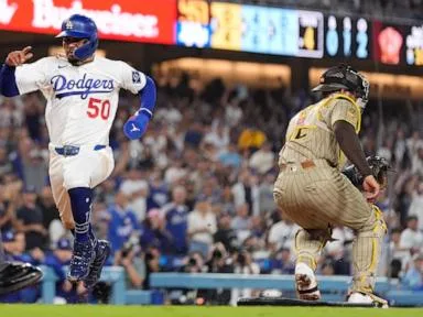 Dodgers score 5 two-out runs off Padres starter Michael King in 7-0 victory
