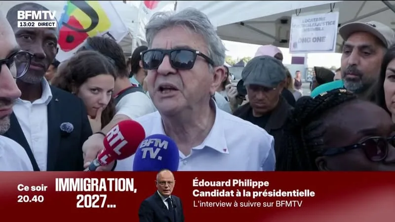 Immigration: "M. Édouard Philippe, vous ne vous comportez pas d'une manière responsable ou comme un homme d'État", s'insurge Jean-Luc Mélenchon