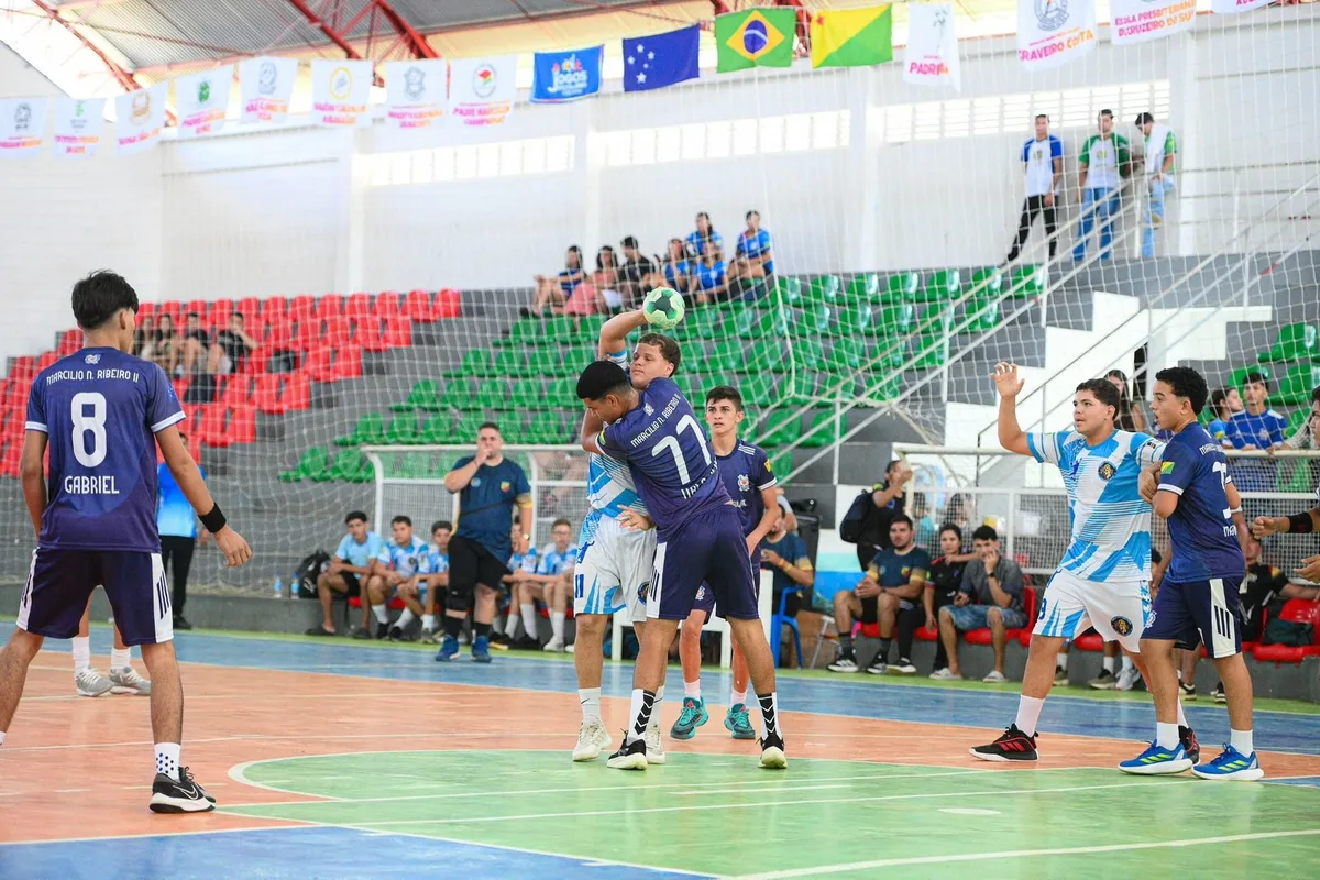 Cruzeirense de Handebol Escolar tem dobradinha do Colégio Militar Dom Pedro II; veja campeões