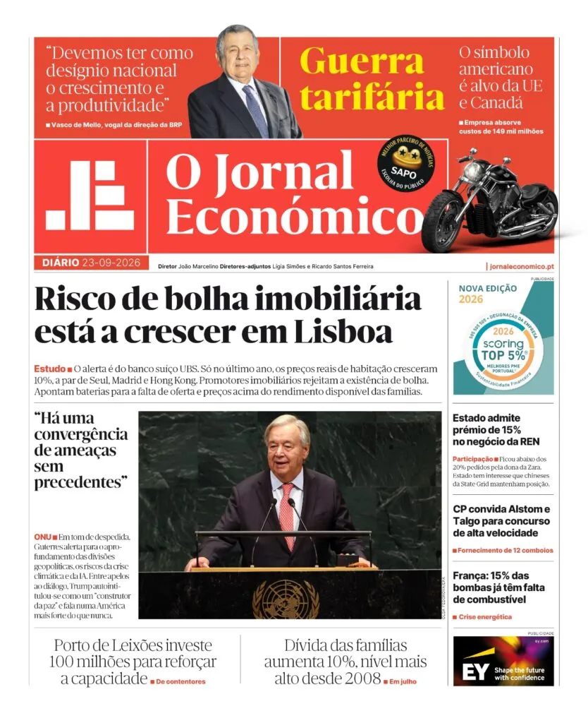 Risco de bolha imobiliária está a crescer em Lisboa. Leia aqui o JE Diário
