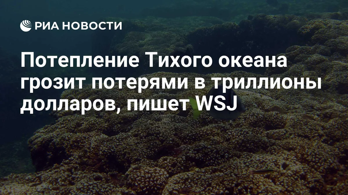 Потепление Тихого океана грозит потерями в триллионы долларов, пишет WSJ