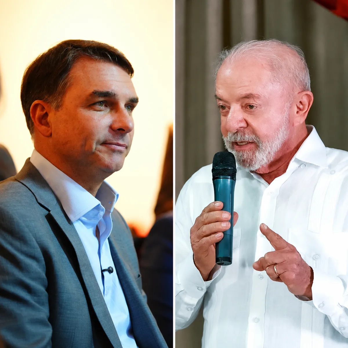 Datafolha mostra Flávio com 49% e Lula com 45% dos votos válidos no 2º turno