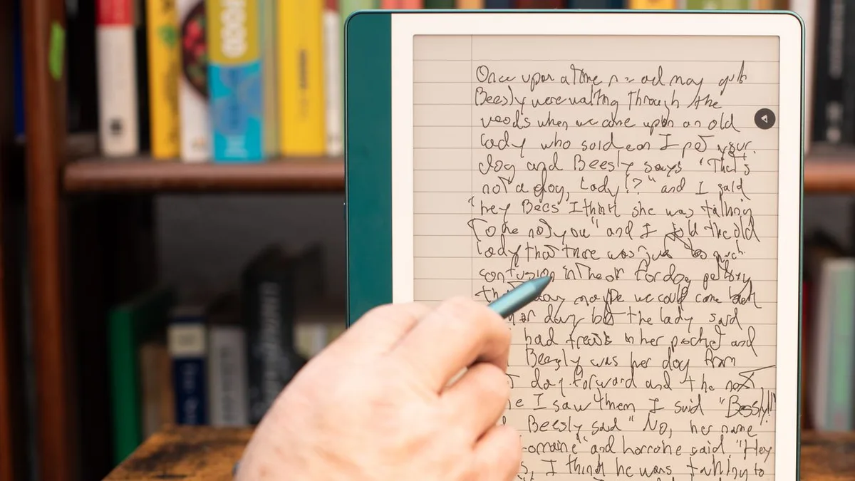'The best writing tablet you can buy': This Like-New 64GB Kindle Scribe saves you $85 and includes Amazon's Premium Pen for writing and note-taking