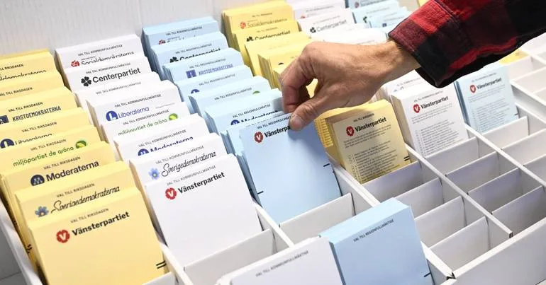 Suécia inicia votação antecipada para legislativas