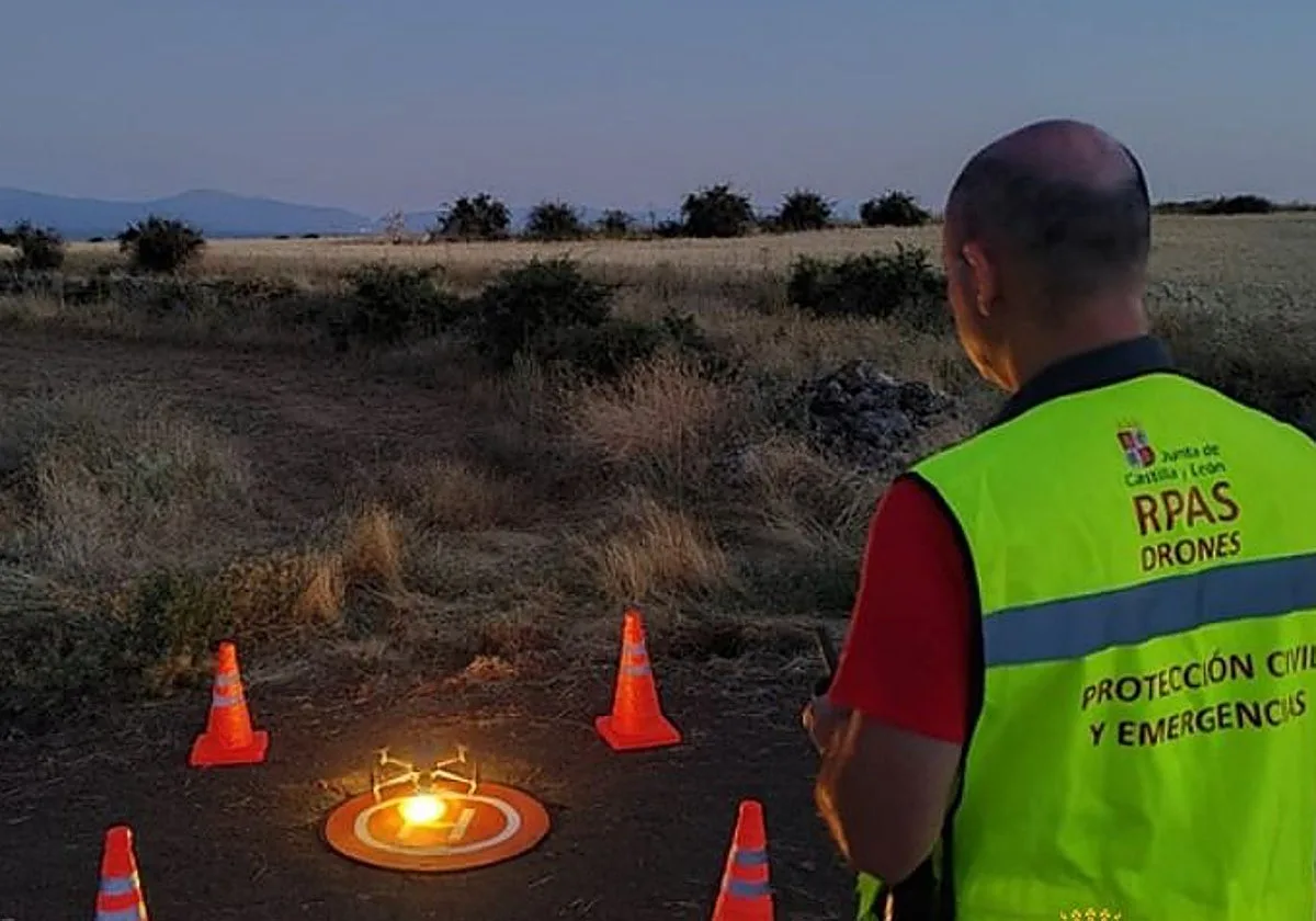 Buscan con cámaras térmicas y drones a un octogenario desaparecido en La Alberca