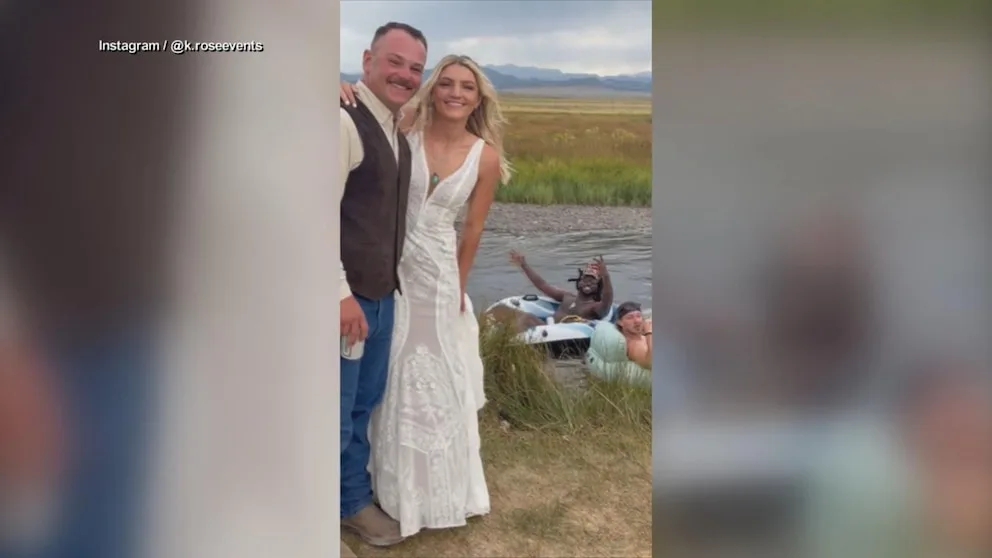 WATCH: Shaboozey crashes California couple's wedding photo
