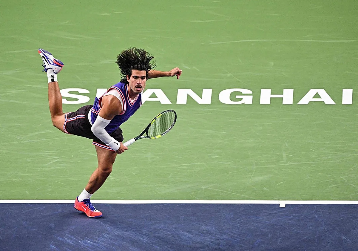 Alcaraz - Bergs: horario, canal de televisión y dónde ver online el partido del Masters 1.000 de Shanghái