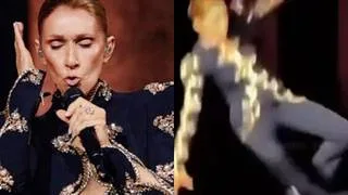 Céline Dion sufrió caída en París y así fue su reacción