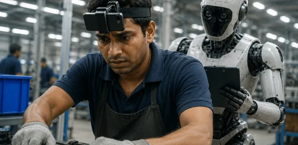 Trabalhadores já treinam robôs com IA a substituir seus próprios empregos