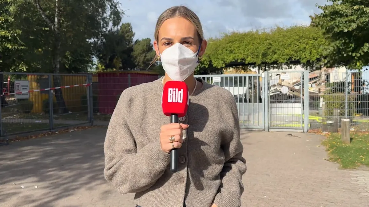 BILD an der explodierten Kita - „Trümmerteile liegen zwischen Kinderspielzeug, Kuscheltieren und Büchern“